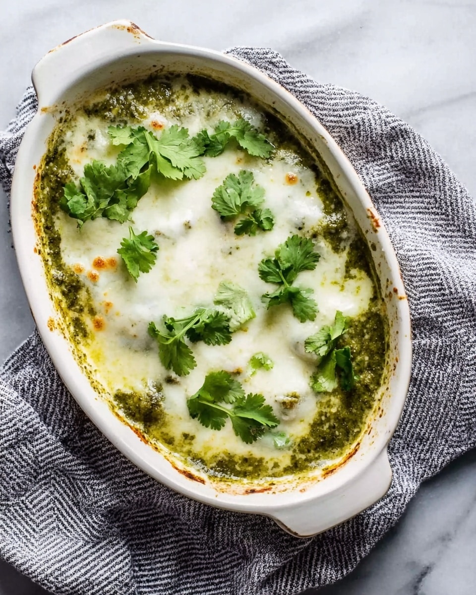 Cheesy Salsa Verde Chicken: Savory Flavor with Minimal Effort